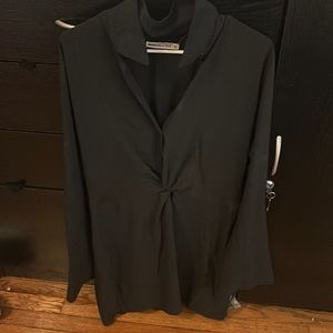 Black Wrap Dress Abercromie and Fitch